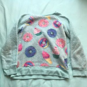 donut sweater from justice size 10